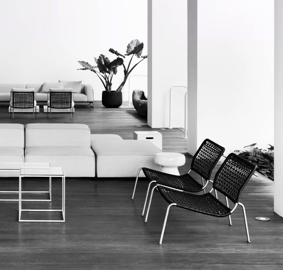 Sengfelder Living Divani - Sessel Carbon Frog