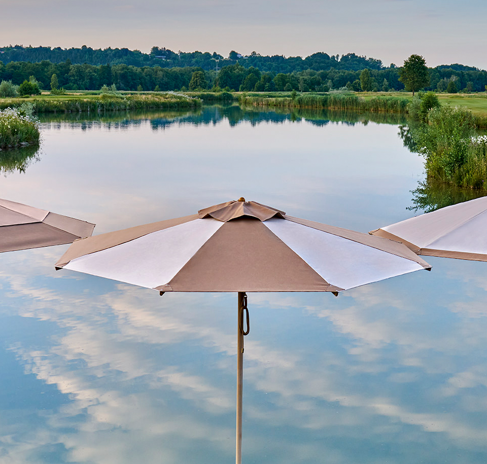 Sengfelder Weishäupl - Sonnenschirm Klassiker rund (Mixed Version)