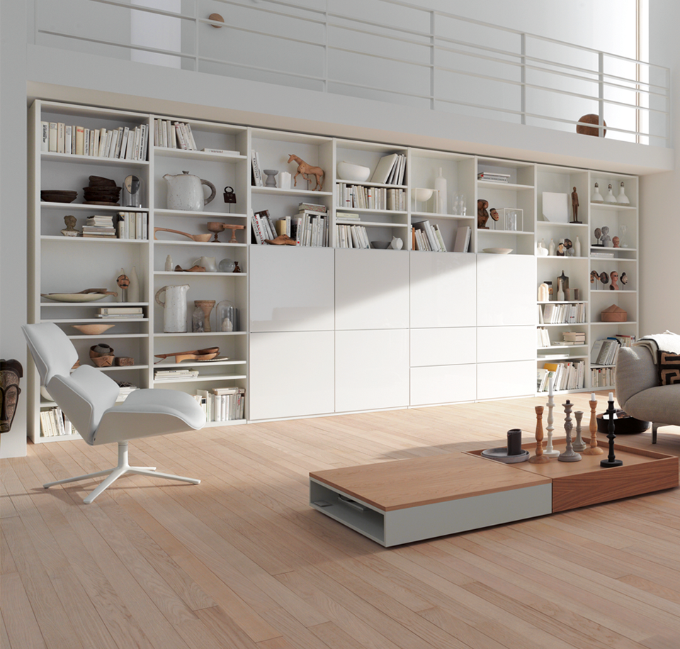 Sengfelder Interlübke - Regalwand Studimo