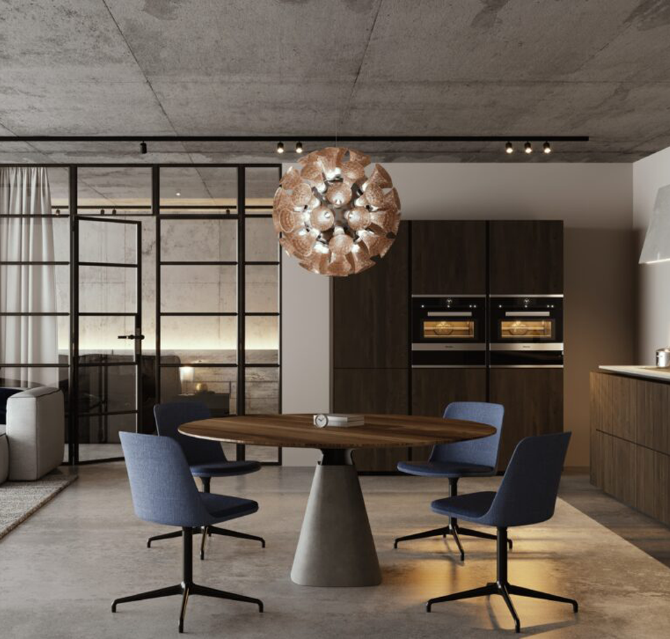 Sengfelder Mobimex - Tisch Bridge rund