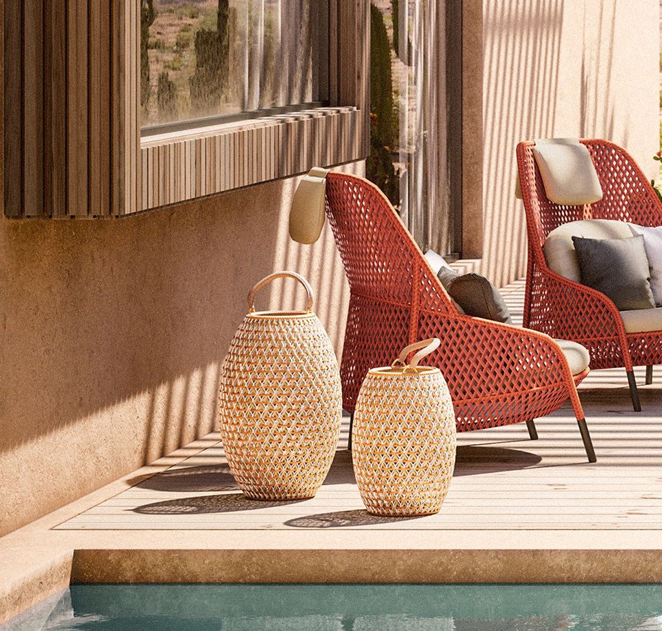 Sengfelder Dedon - Outdoor-Leuchte Dala Lantern L