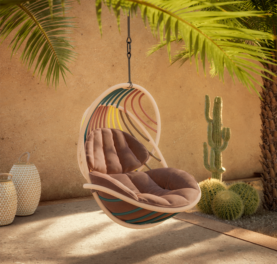 Sengfelder Dedon - Outdoor-Schaukelsessel KIDA