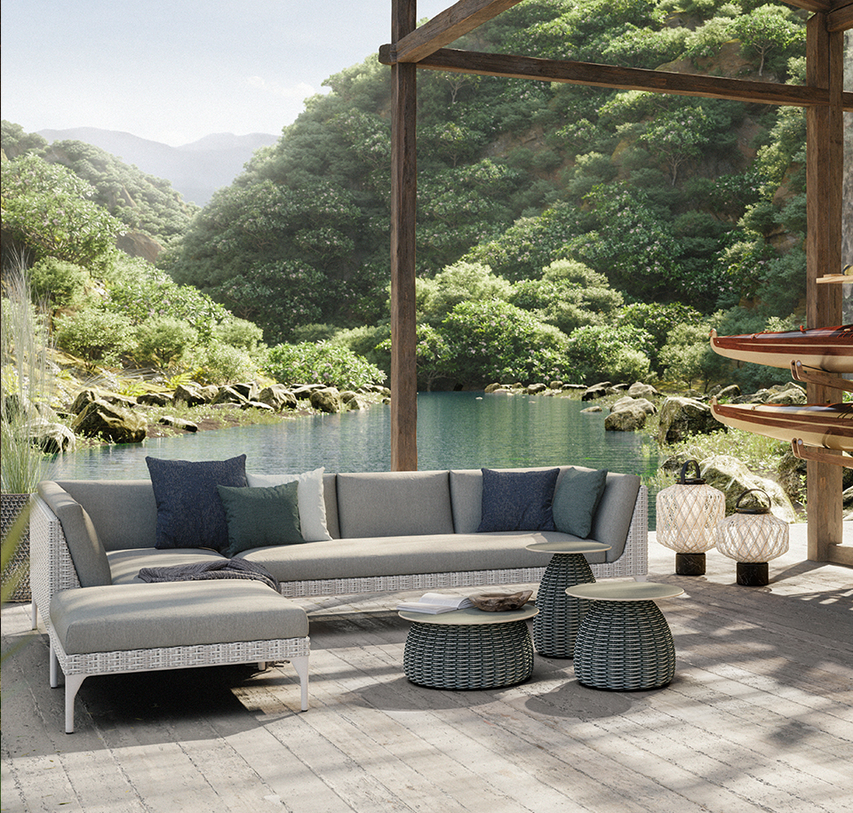 Sengfelder Dedon - Outdoor-Beistelltisch Porcini