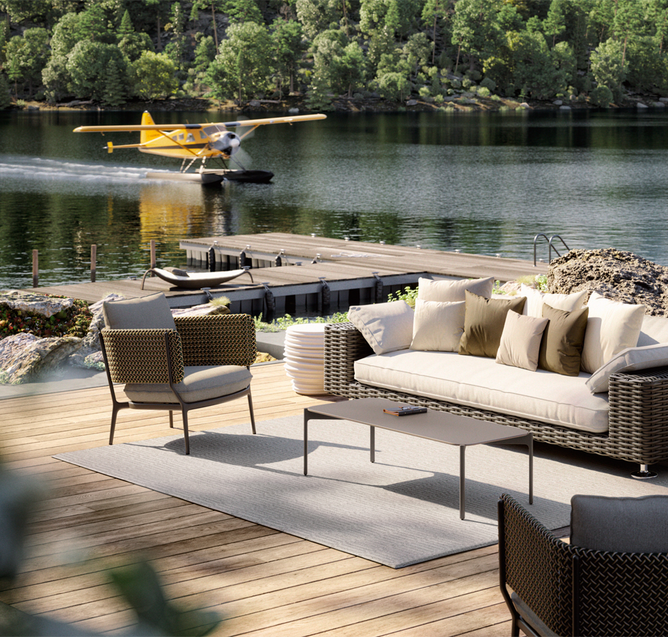 Sengfelder Dedon - Outdoor-Beistelltisch Babylon Side Table