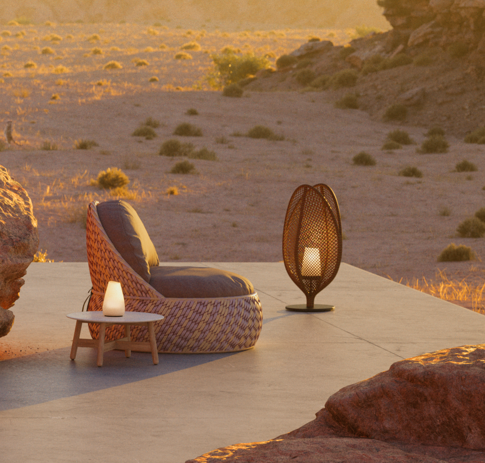 Sengfelder Dedon - Outdoor-Leuchte Scoora Lantern S