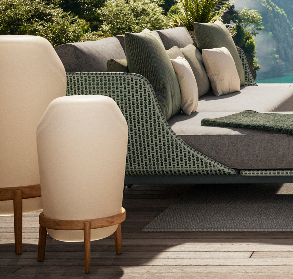 Sengfelder Dedon - Outdoor-Leuchte Loon Floorlamp S