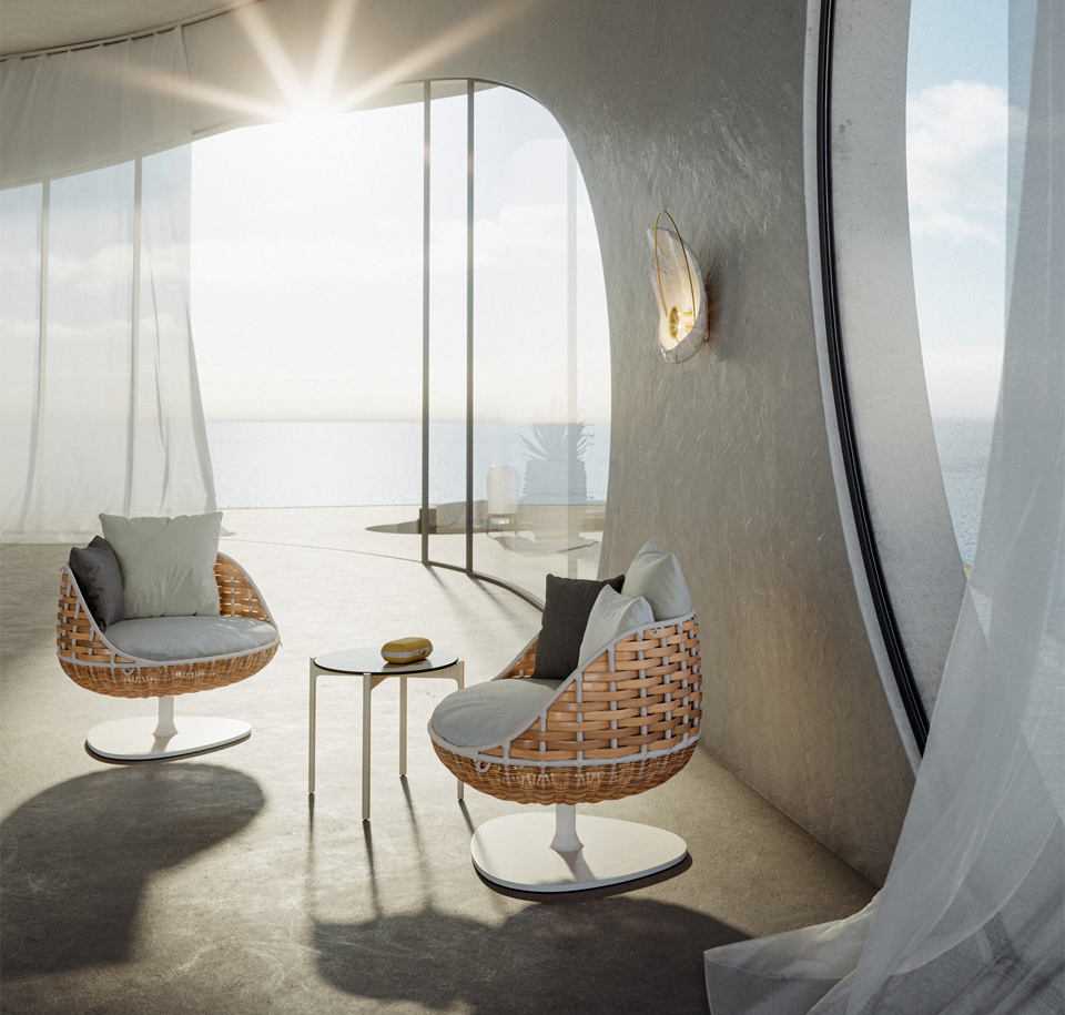 Sengfelder Dedon - Outdoor-Beistelltisch Izon Sidetable