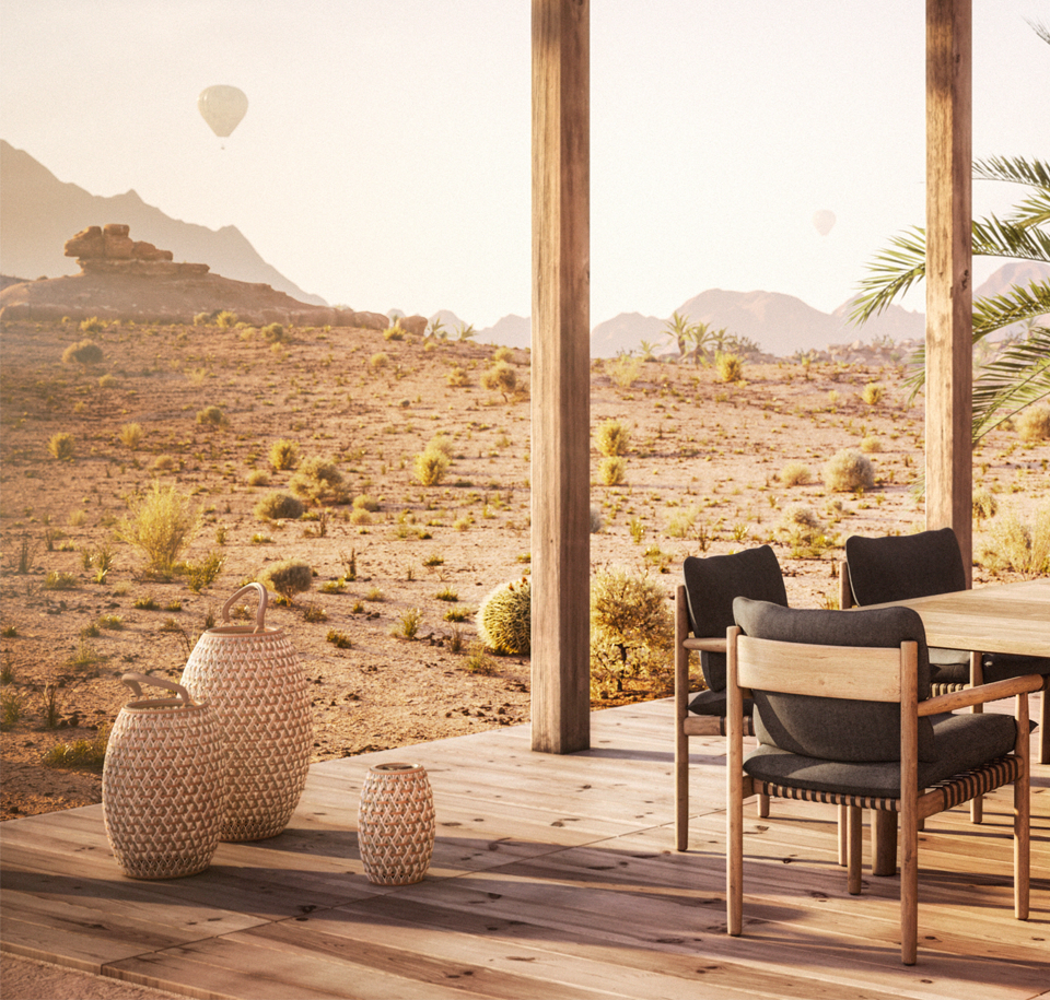 Sengfelder Dedon - Outdoor-Leuchte Dala Lantern M