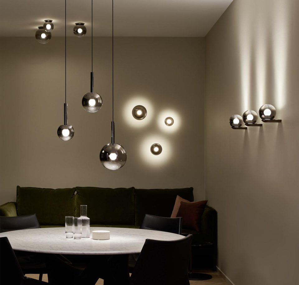 Sengfelder Occhio - Wandleuchte Luna parete