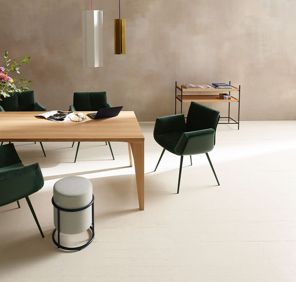 Sengfelder COR - Stuhl Alvo mit Metallrohrgestell