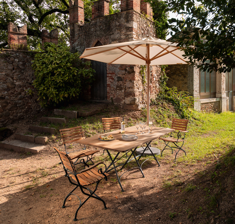 Sengfelder Weishäupl - Sonnenschirm Klassiker rund
