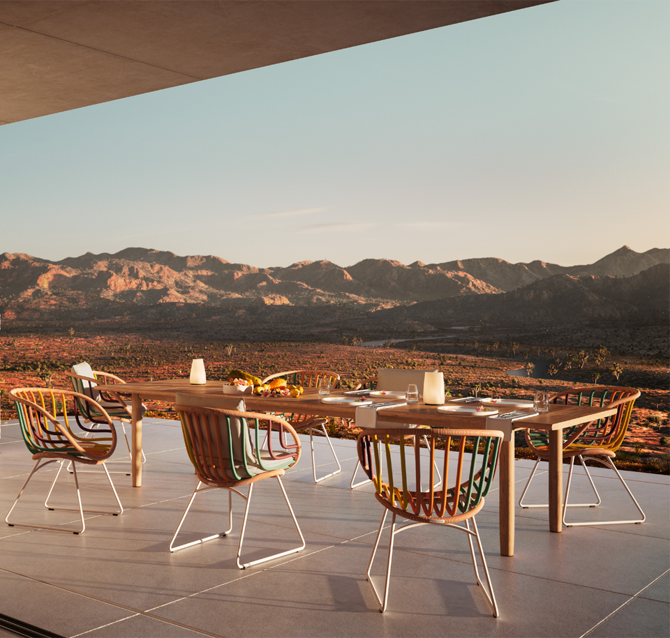 Sengfelder Dedon - Outdoor-Tisch Tibbo