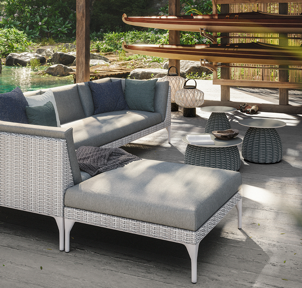 Sengfelder Dedon - Outdoor-Beistelltisch Porcini