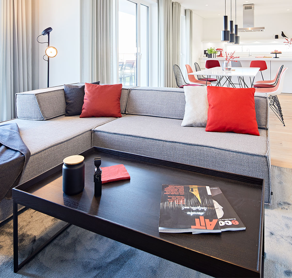 Sengfelder COR - Sofa Trio mit Schlafsofa