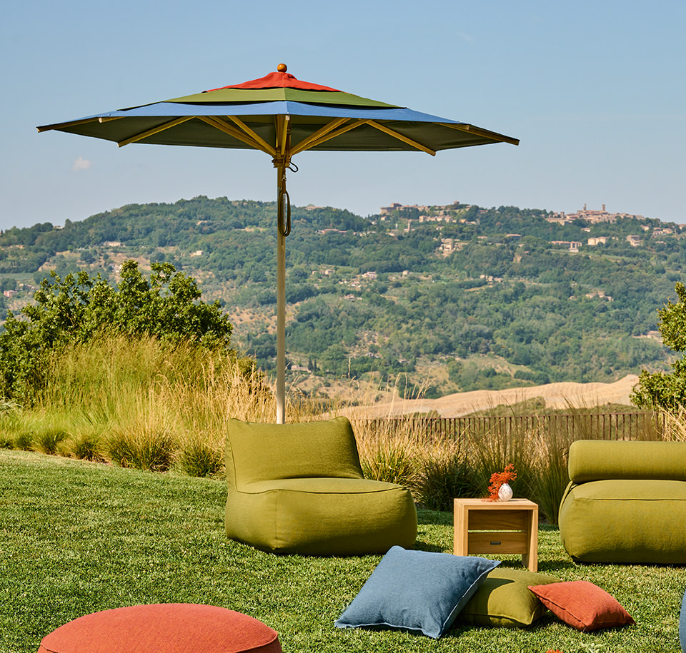 Sengfelder Weishäupl - Sonnenschirm Klassiker rund (Breeze Version)