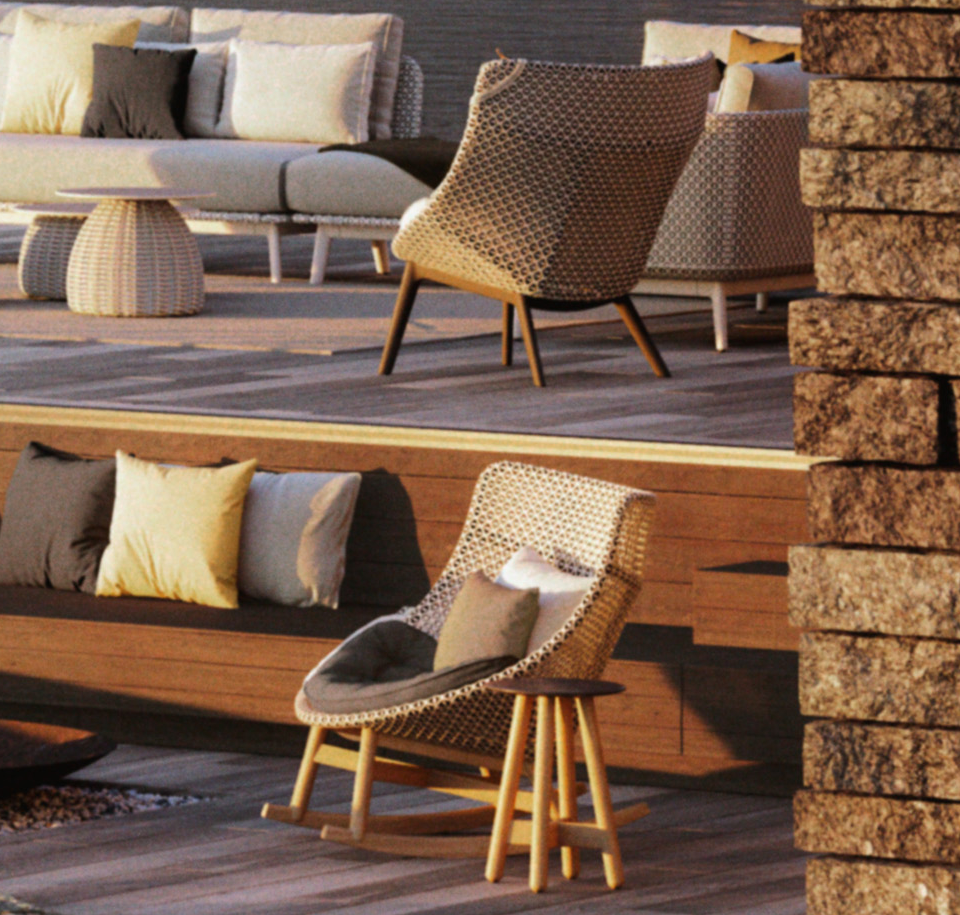 Sengfelder Dedon - Outdoor-Sessel Mbrace Alu Wing Chair