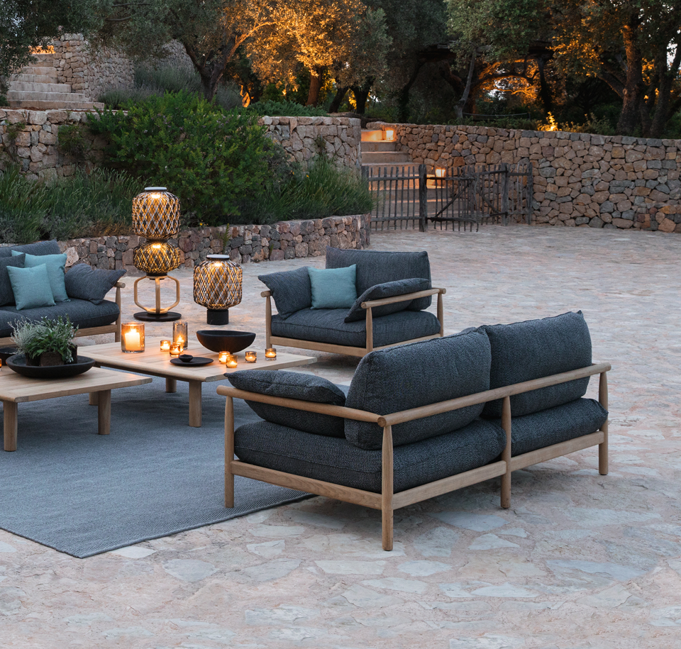 Sengfelder Dedon - Outdoor-Sofa Tibbo