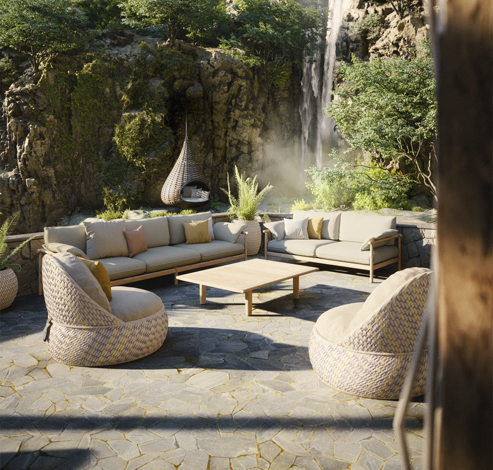 Sengfelder Dedon - Outdoor-Sessel Dala Lovesat