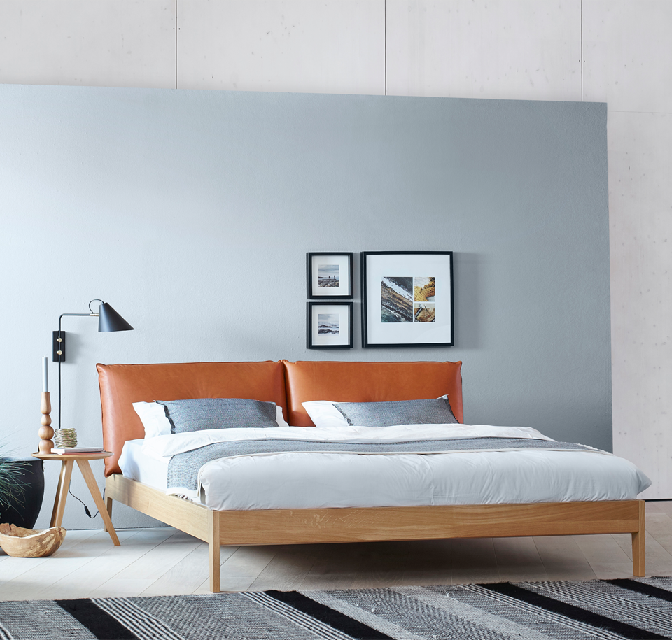 Sengfelder Möller Design - Bett Alva Eiche natur