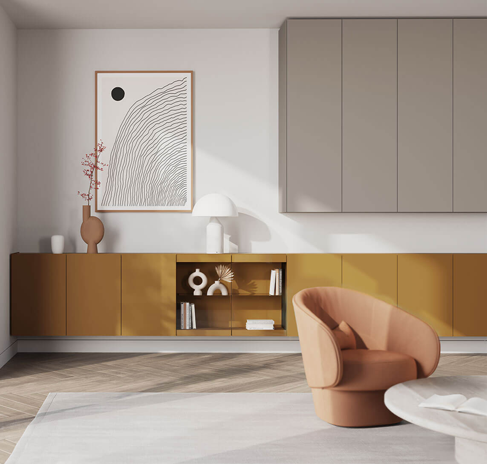 Sengfelder Interlübke - Highboard Just Cube Light