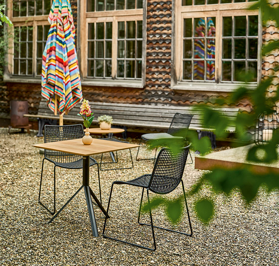 Sengfelder Weishäupl - Outdoor-Tisch Trio Tisch