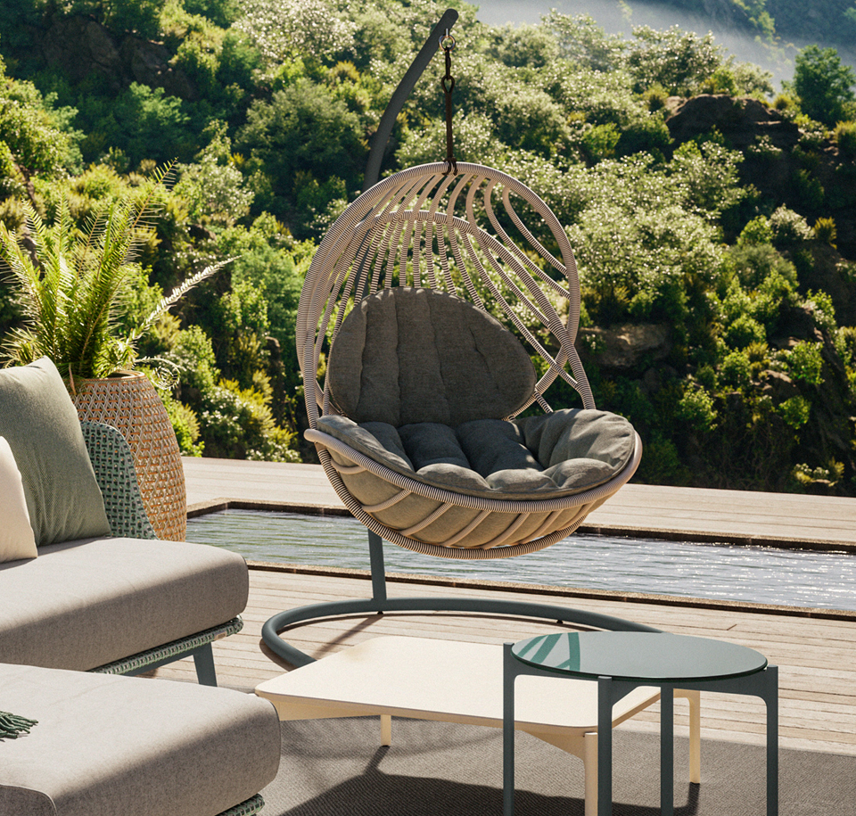 Sengfelder Dedon - Outdoor-Schaukelsessel KIDA