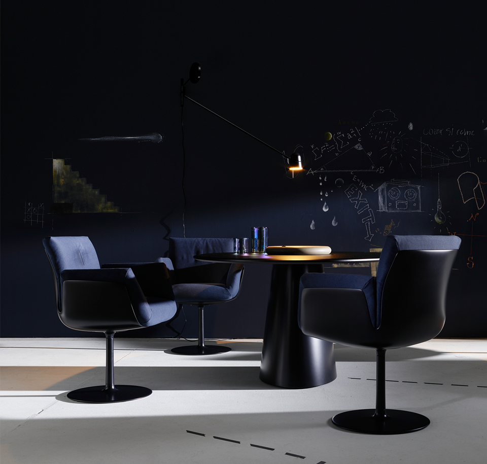 Sengfelder COR - Stuhl Alvo mit Tellerfuß