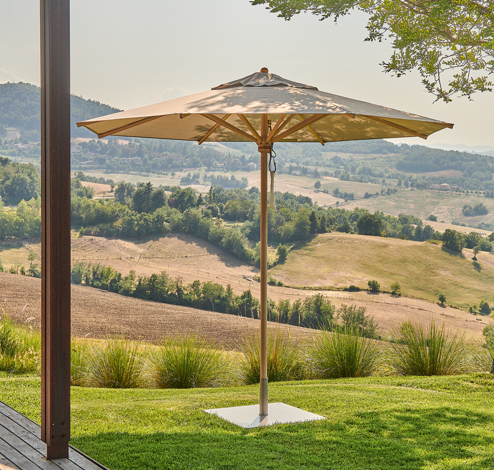 Sengfelder Weishäupl - Sonnenschirm Klassiker rund (Mixed Version)