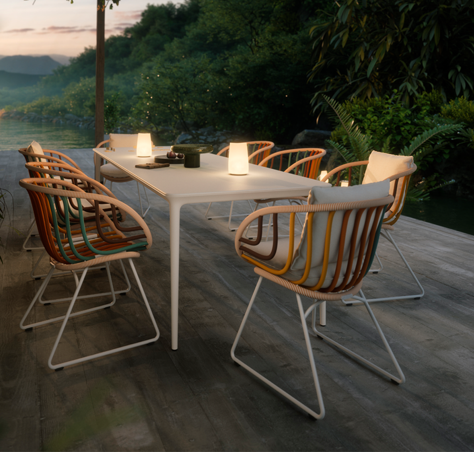 Sengfelder Dedon - Outdoor-Tisch Bellmonde Esstisch klein