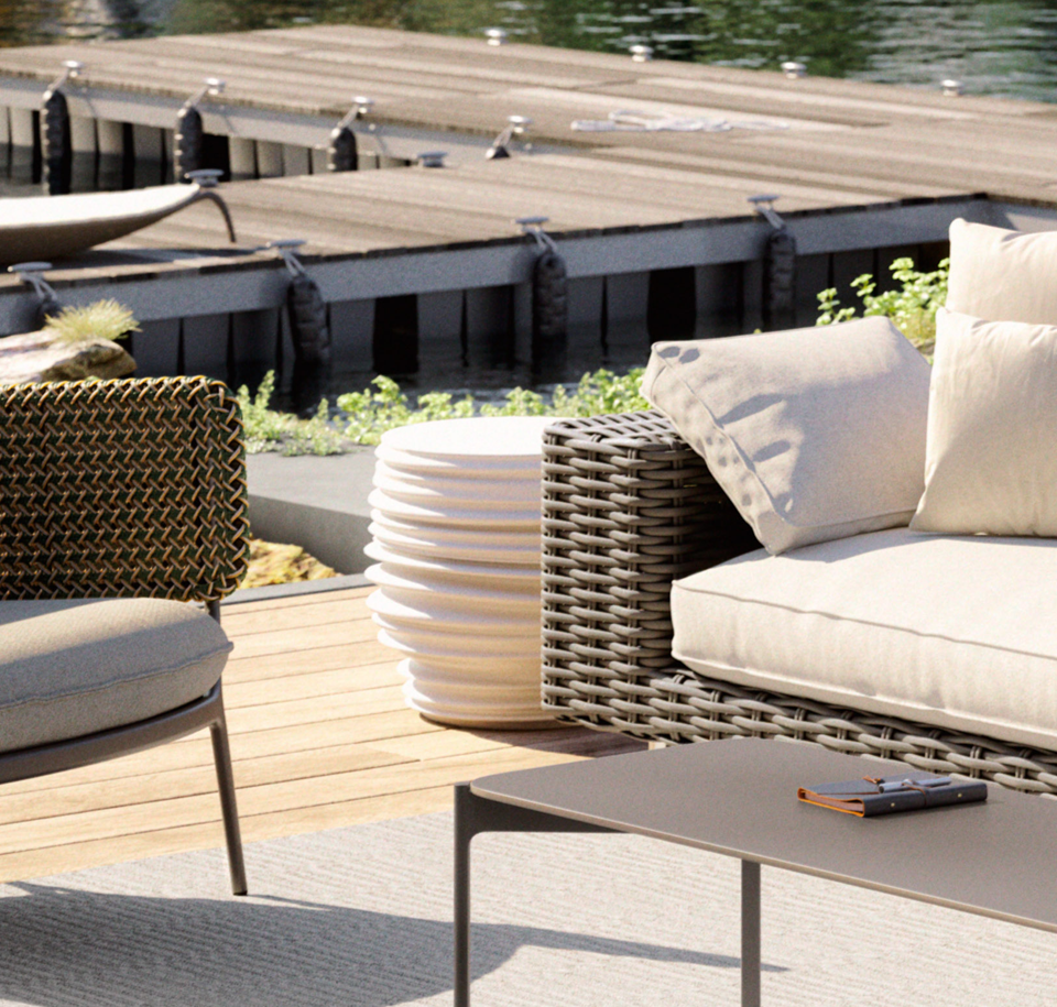 Sengfelder Dedon - Outdoor-Beistelltisch Babylon Side Table