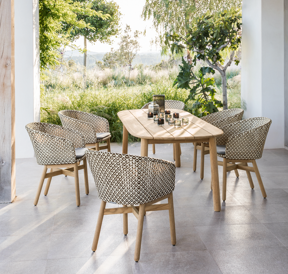 Sengfelder Dedon - Outdoor-Armlehnstuhl Mbrace Alu