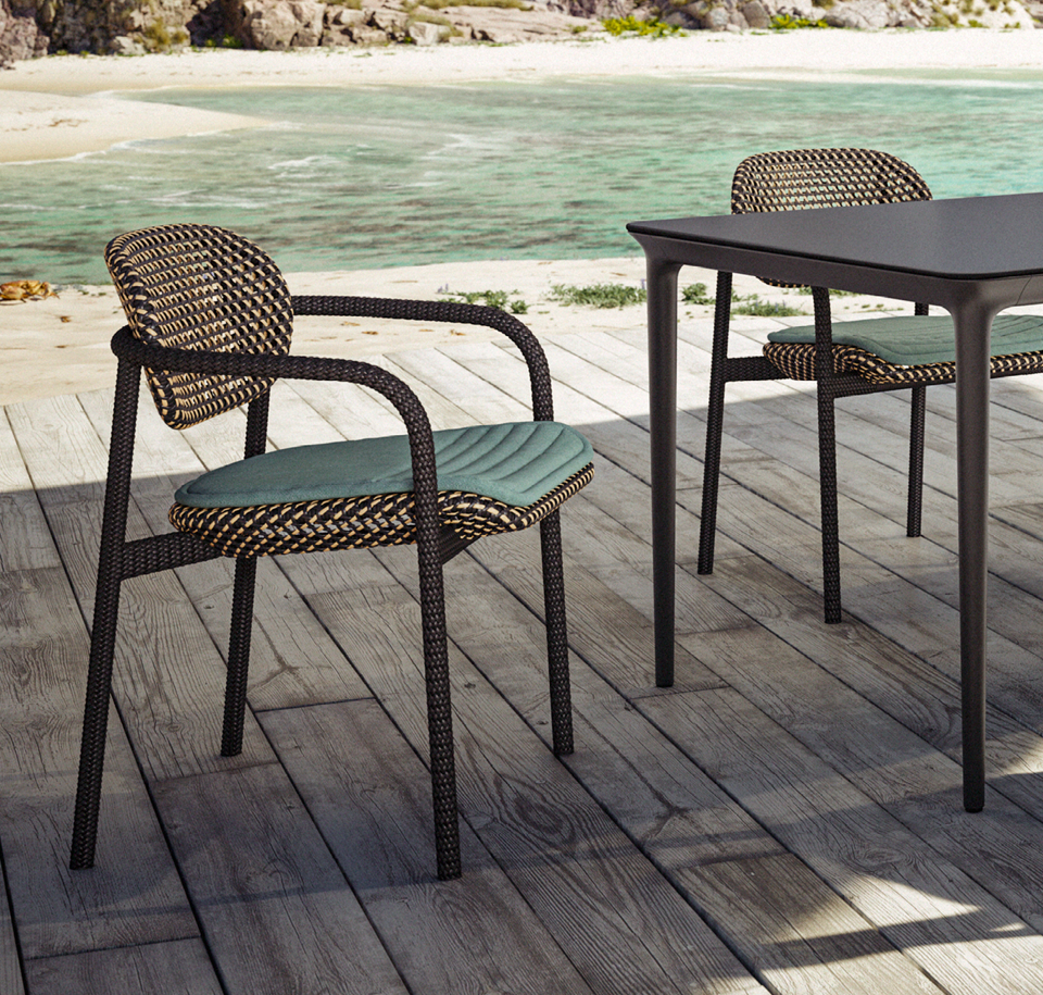 Sengfelder Dedon - Outdoor-Armlehnstuhl Roii