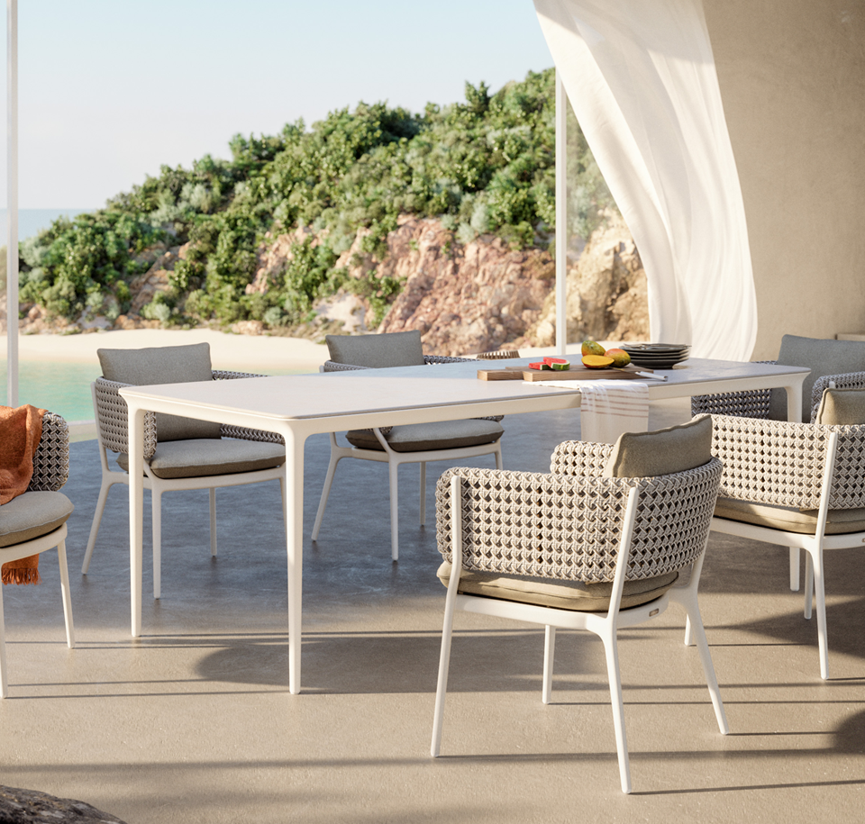 Sengfelder Dedon - Outdoor-Tisch Bellmonde Esstisch klein