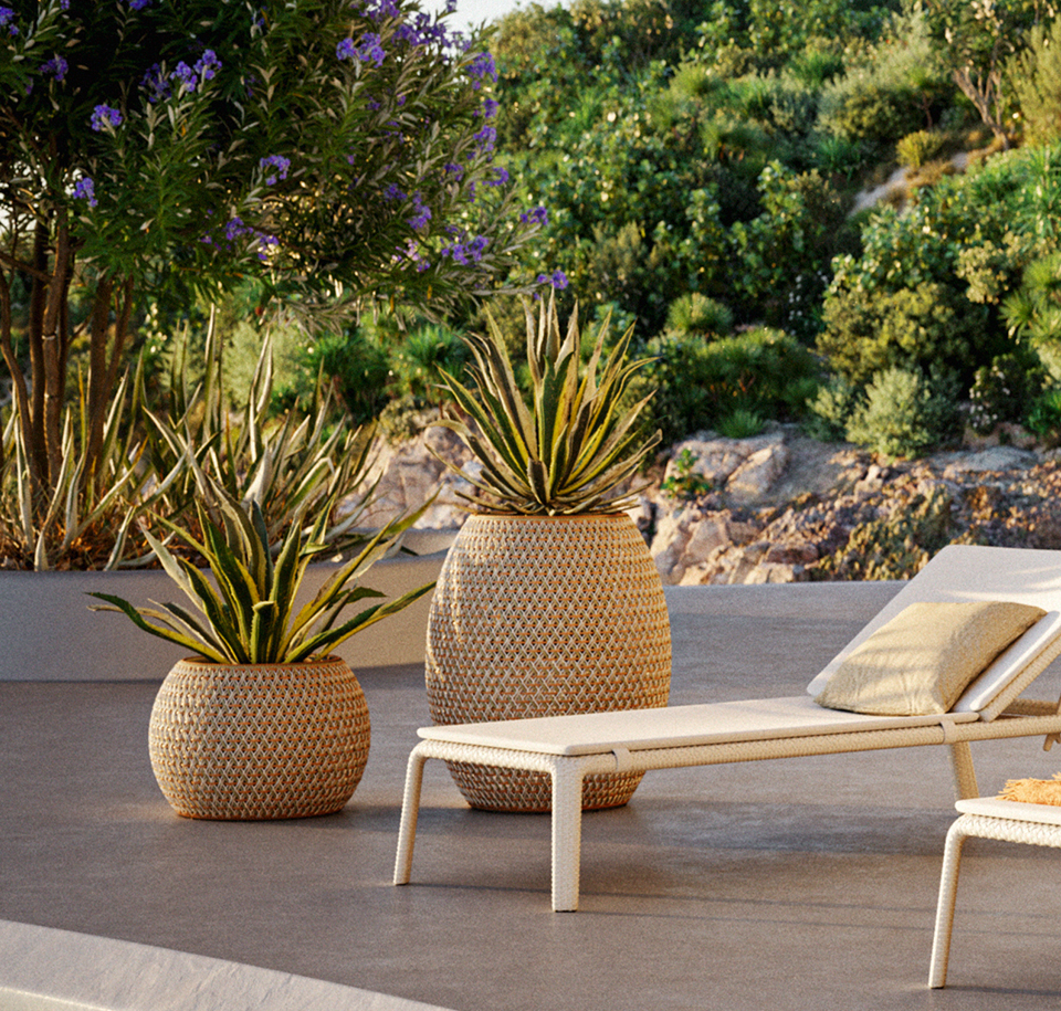 Sengfelder Dedon - Outdoor-Pflanztopf Dala Planter M