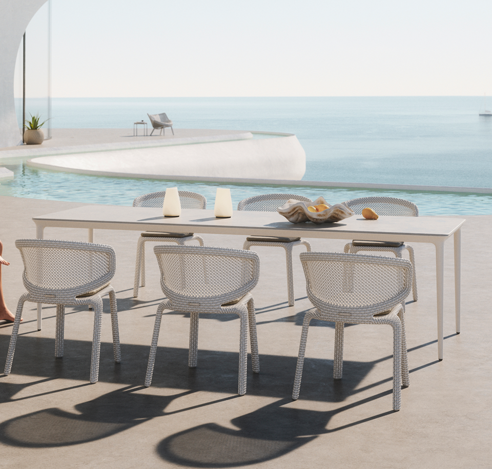 Sengfelder Dedon - Outdoor-Tisch Bellmonde Esstisch klein