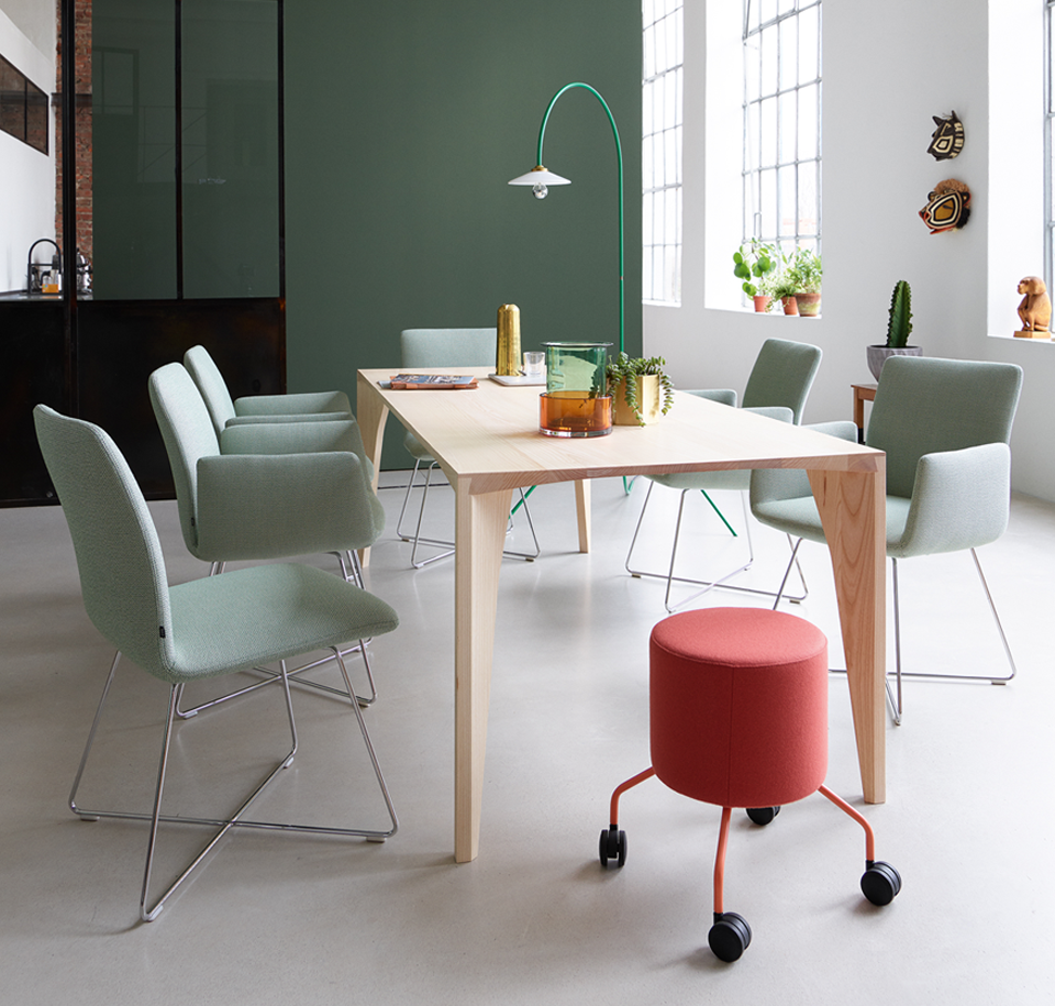 Sengfelder COR - Armlehnstuhl Jalis mit Drahtgestell