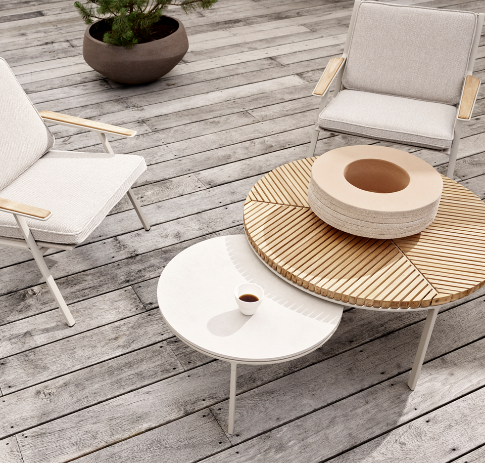 Sengfelder Vipp - Outdoor-Beistelltisch 714 Open-Air Coffee Table