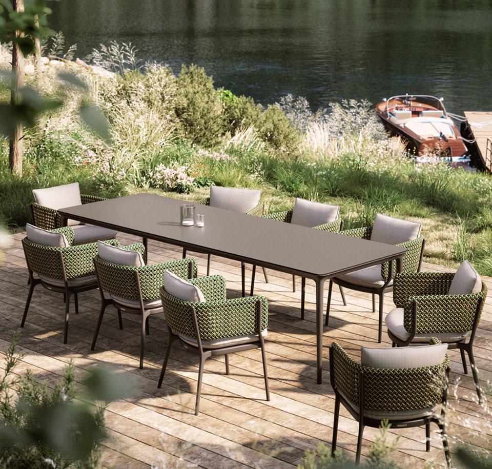 Sengfelder Dedon - Outdoor-Tisch Bellmonde Esstisch klein
