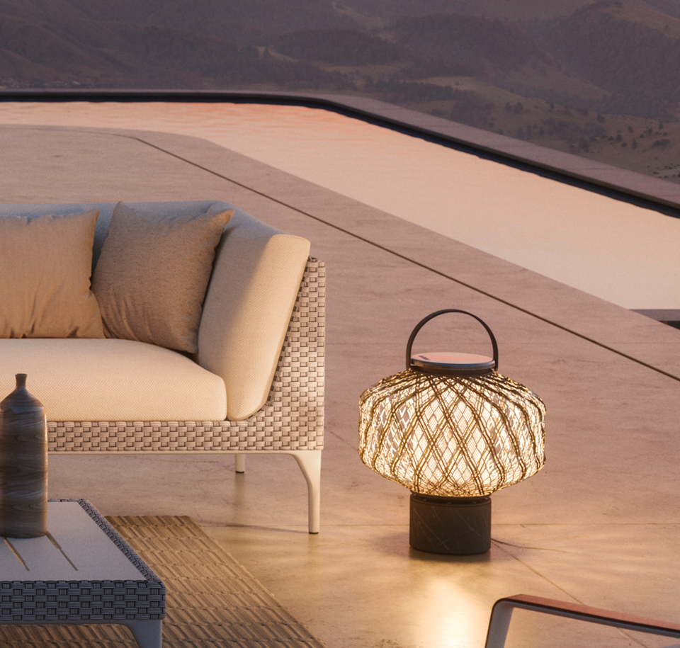 Sengfelder Dedon - Outdoor-Leuchte Tobo