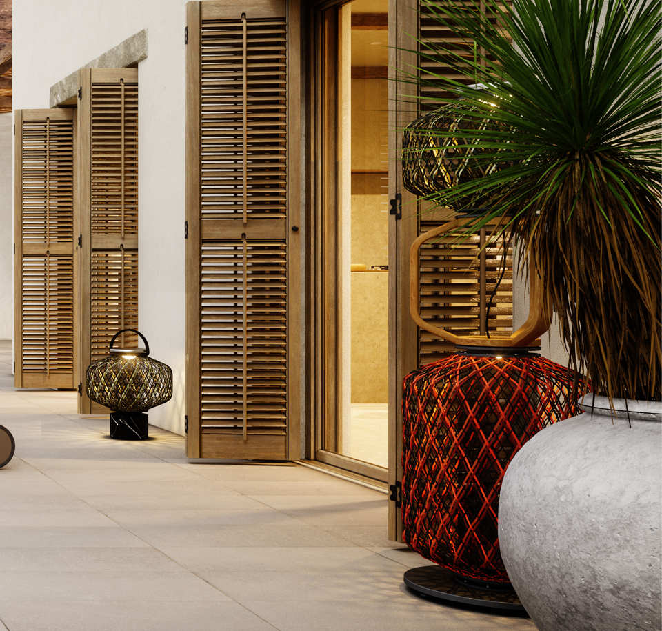 Sengfelder Dedon - Outdoor-Leuchte Tebu