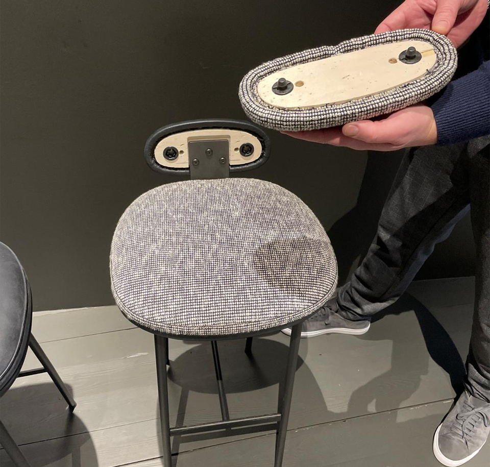 Sengfelder Living Divani - Barhocker Pebble Barstuhl