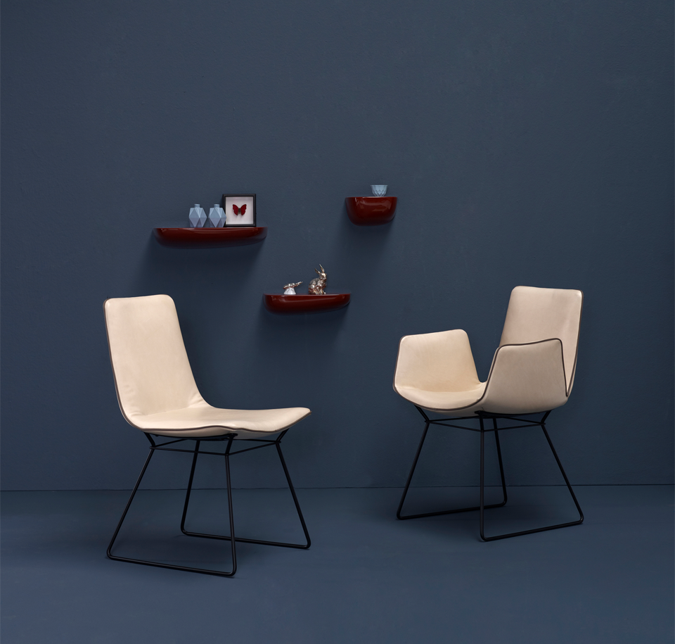 Sengfelder Freifrau - Stuhl Amelie Armchair High