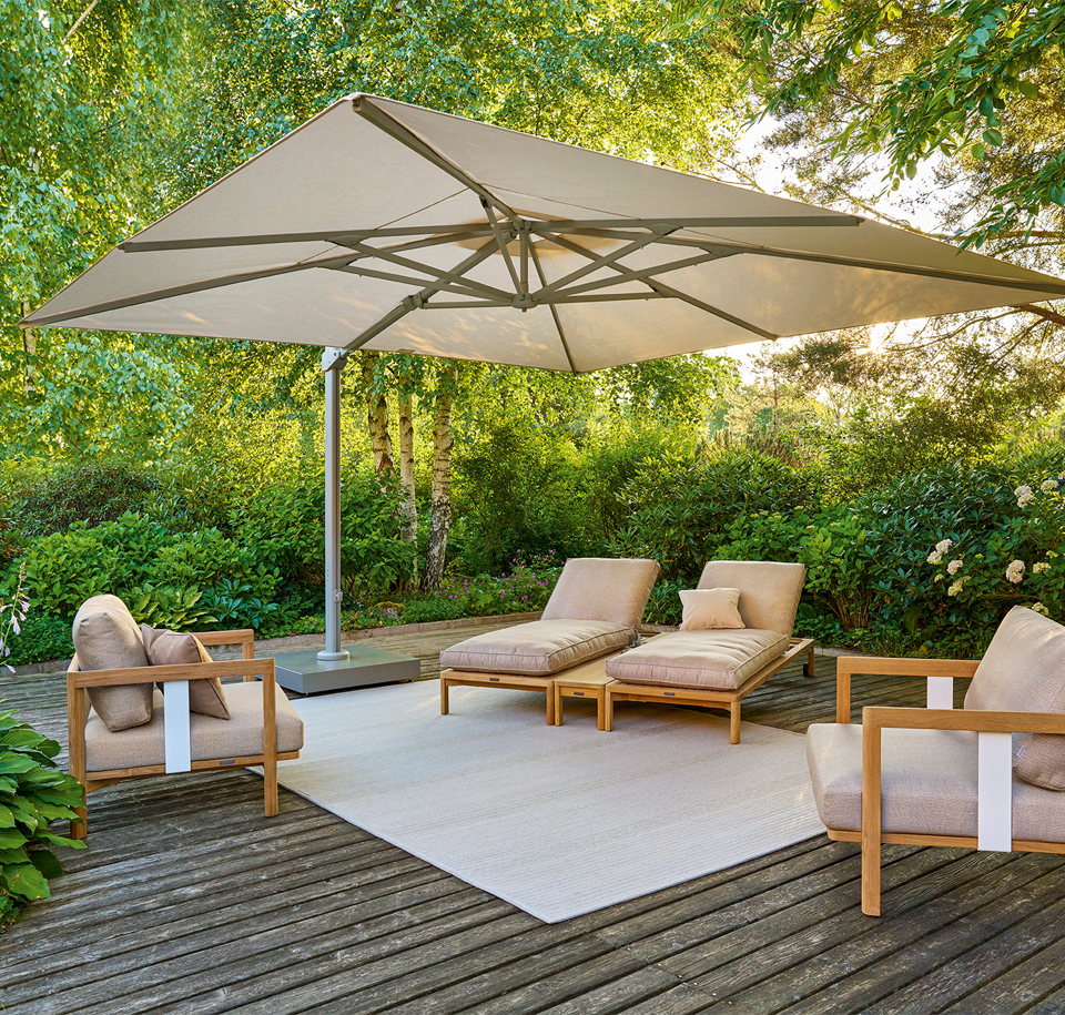 Sengfelder Weishäupl - Sonnenschirm Freiarmschirm