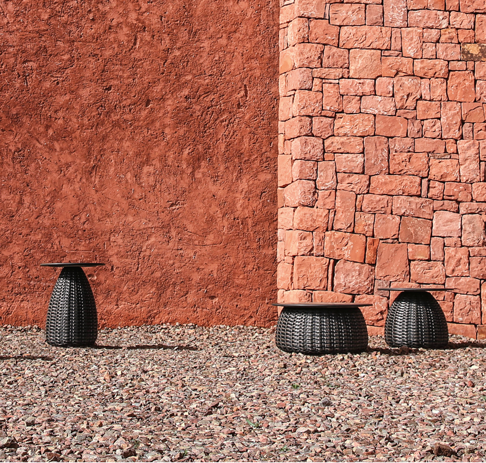 Sengfelder Dedon - Outdoor-Beistelltisch Porcini