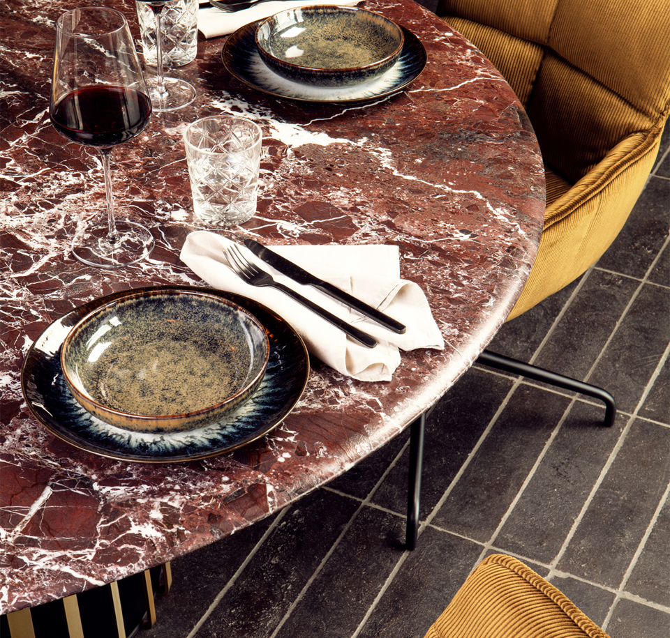 Sengfelder Janua - Tisch BC07 Basket rund