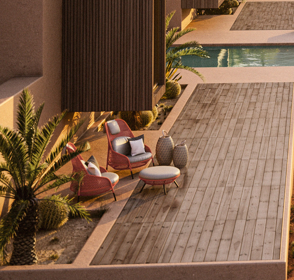 Sengfelder Dedon - Outdoor-Sofa Ahnda 2-Sitzer