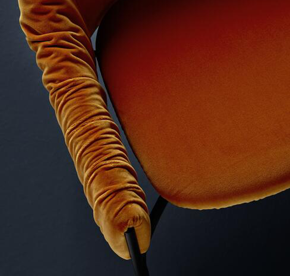 Sengfelder Freifrau - Stuhl Celine Armchair High