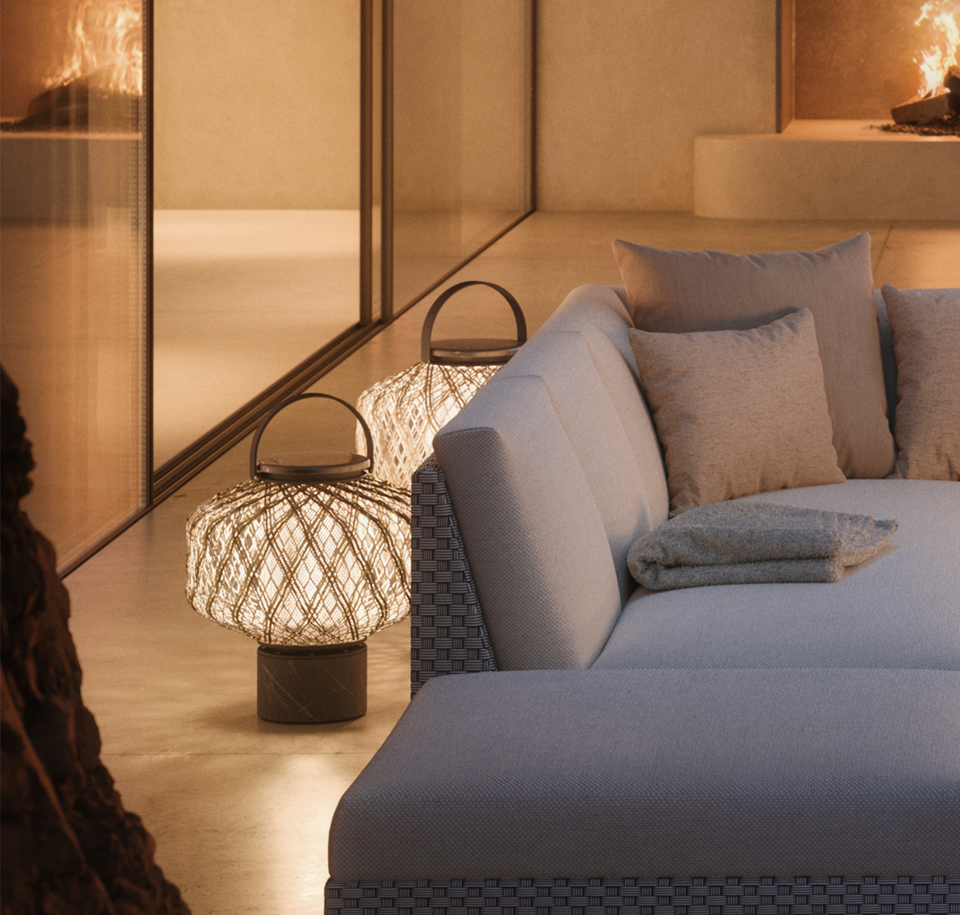 Sengfelder Dedon - Outdoor-Leuchte The Others Lantern L