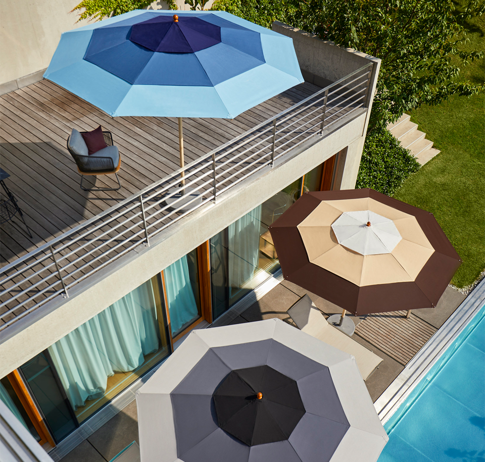 Sengfelder Weishäupl - Sonnenschirm Klassiker rund (Breeze Version)