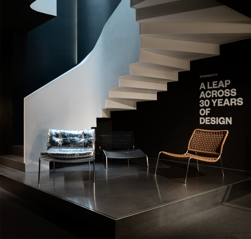 Sengfelder Living Divani - Sessel Carbon Frog